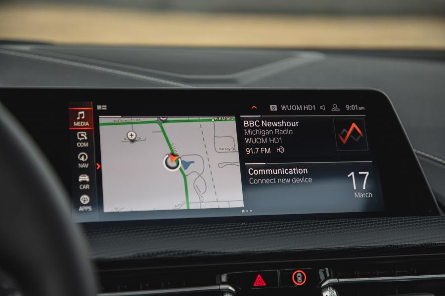 Детали интерьера BMW 228i xDrive Gran Coupe M Sport (F44) 2020 года  (NA) (фото 18 из 40)